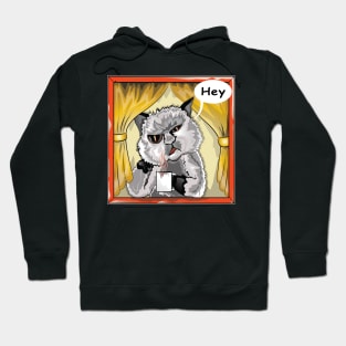 Cat Sayes Hey Hoodie